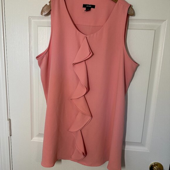 Alfani Peach blouse, Size 14 - Picture 1 of 3